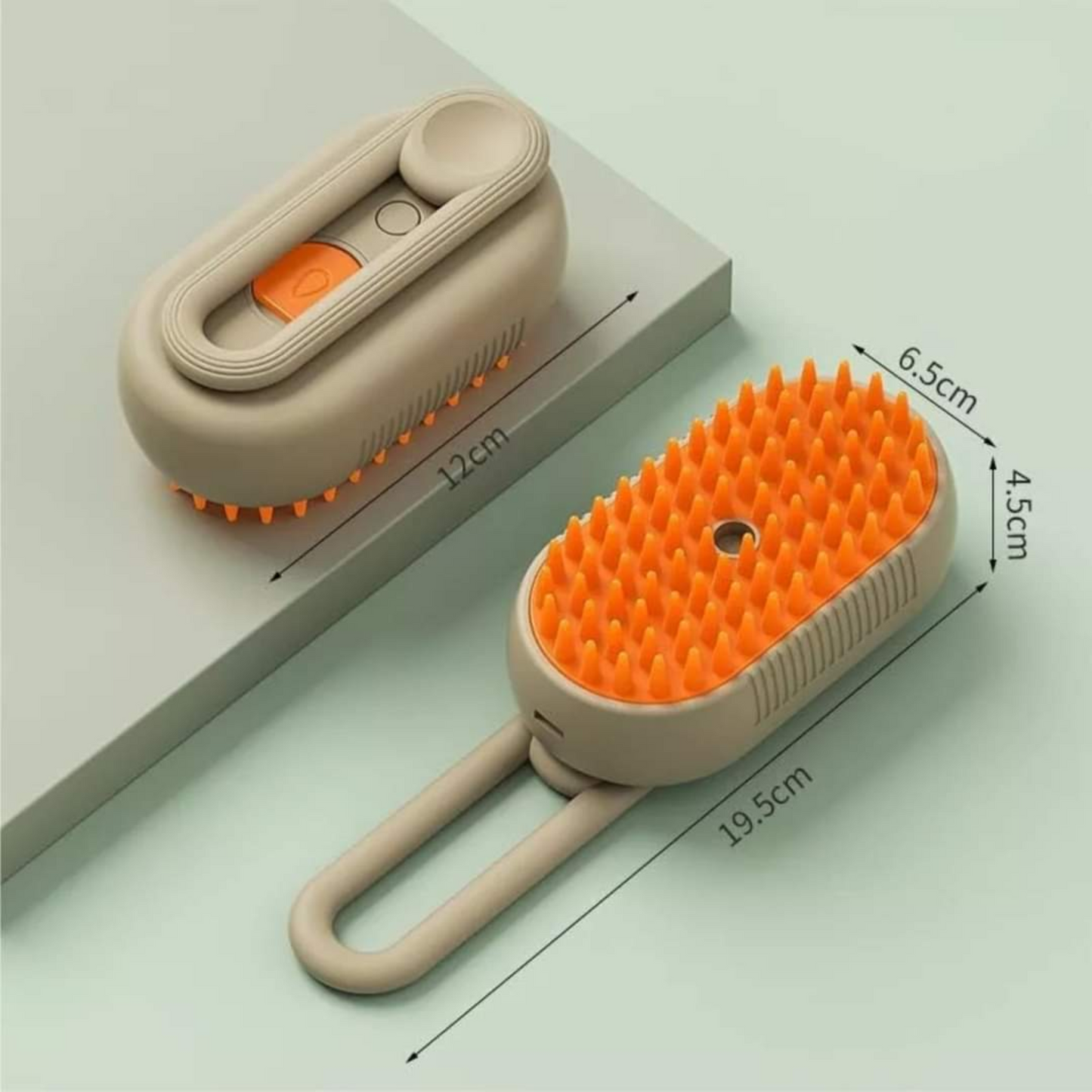 Cepillo Eléctrico a Vapor Para Mascotas